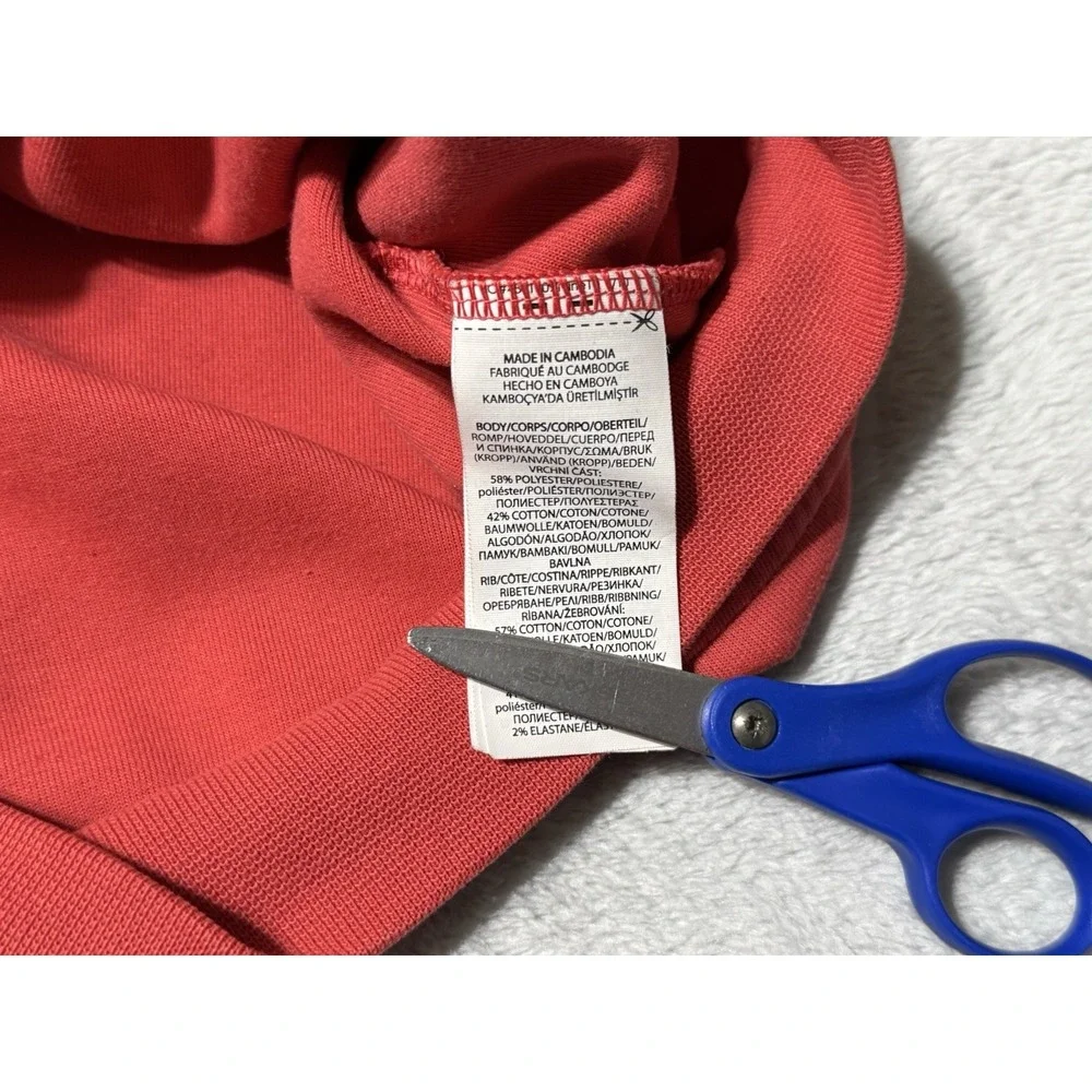 Polo Ralph Lauren Mens Small Sweatshirt Hoodie Red Full Zip